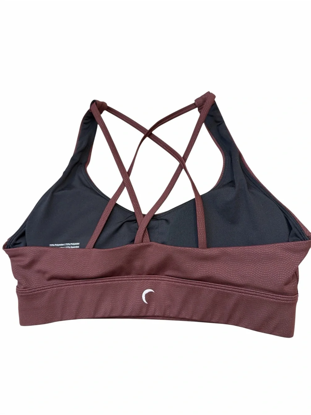 NWOT Zyia Active Fig Vibration LNT Strappy Bra Size Large